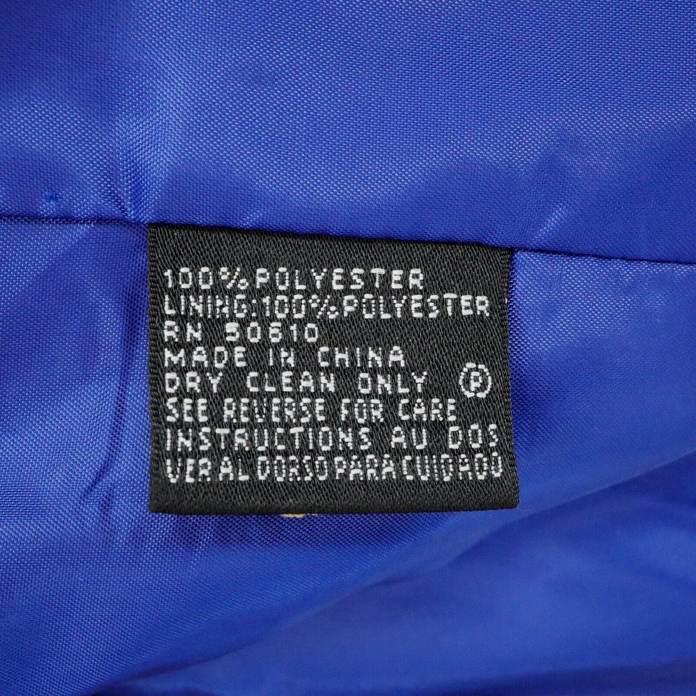 Kasper Jacket Petites 10P Blue Black Trim Lined Long Blazer Career Office - Picture 12 of 15